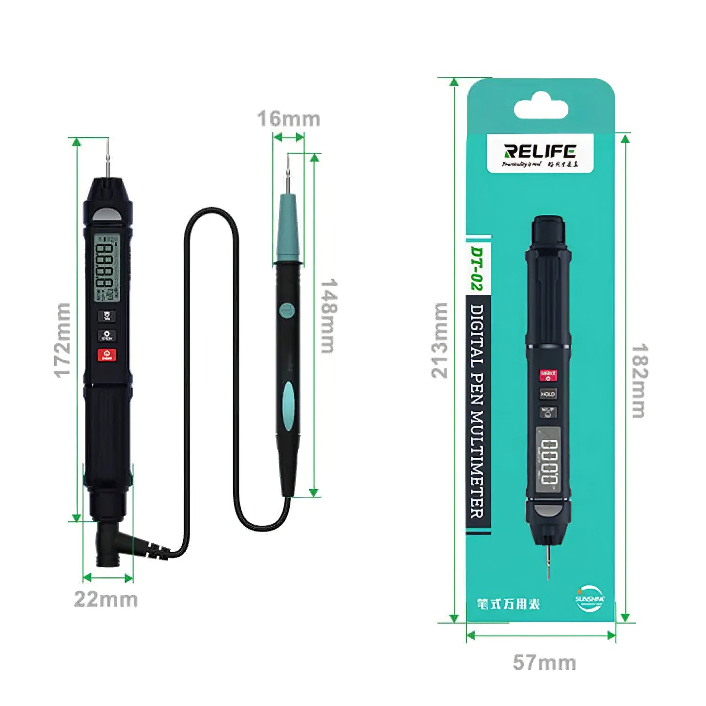 Digital mätinstrument Relife DT-02