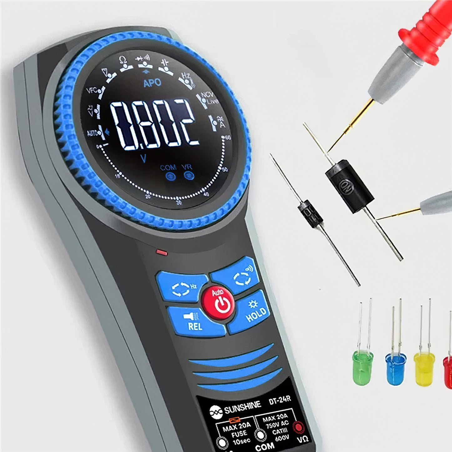 Digital Mätinstrument Sunshine DT-24R