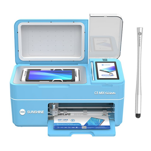 UV-vakuumlamineringsmaskin Sunshine C3 Mix Ultra för applicering av UV-skyddsfilmer / Hydrogel, 2i1