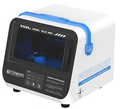Multifunktionell laserskärmaskin Forward Mini Blue, Omsäkrad