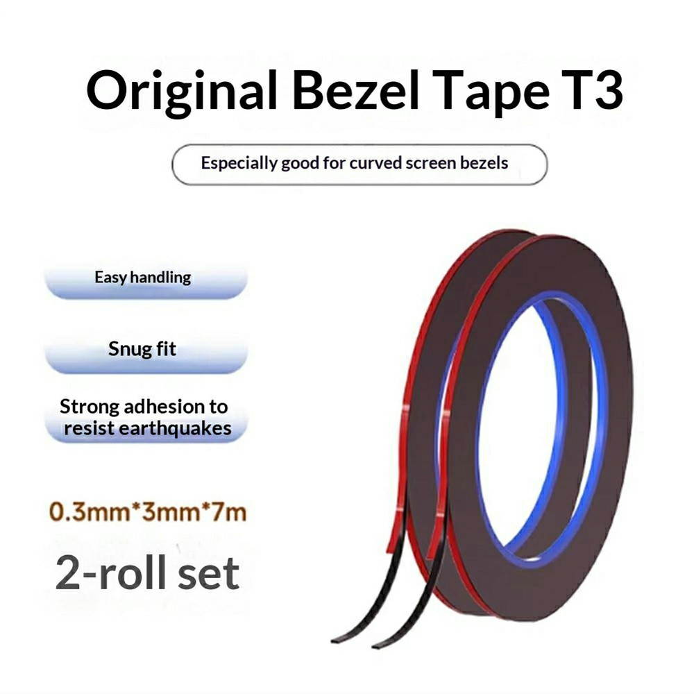 Mechanic tejp, 0,3 mm, set om 2 stycken, svart