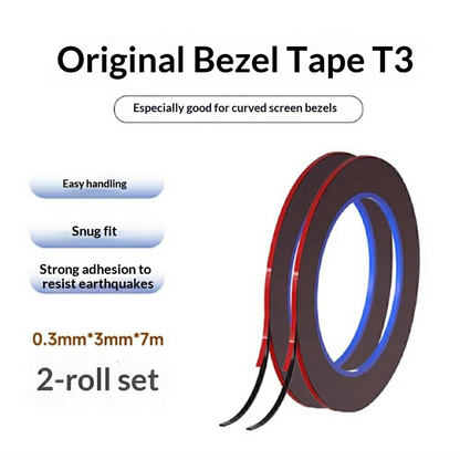 Mechanic tejp, 0,3 mm, set om 2 stycken, svart