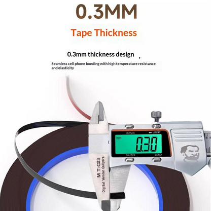 Mechanic tejp, 0,3 mm, set om 2 stycken, svart