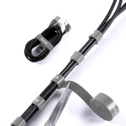 Baseus Circle Kabelorganisatör, Velcro, 3m, Grå ACMGT-F0G