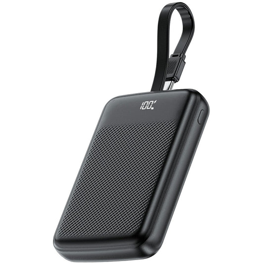 Extern batteri Acefast M13, 10000mAh, 22.5W, QC + PD, 1 x USB-A - 2 x USB-C, Svart