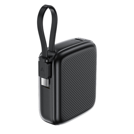 Extern batteri Acefast M15, 10000mAh, 20W, PD, 2 x USB-C, Svart