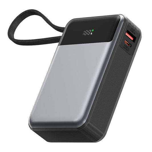 Extern batteri Acefast M21, 20000mAh, 65W, QC + PD, 1 x USB-A - 2 x USB-C, Svart