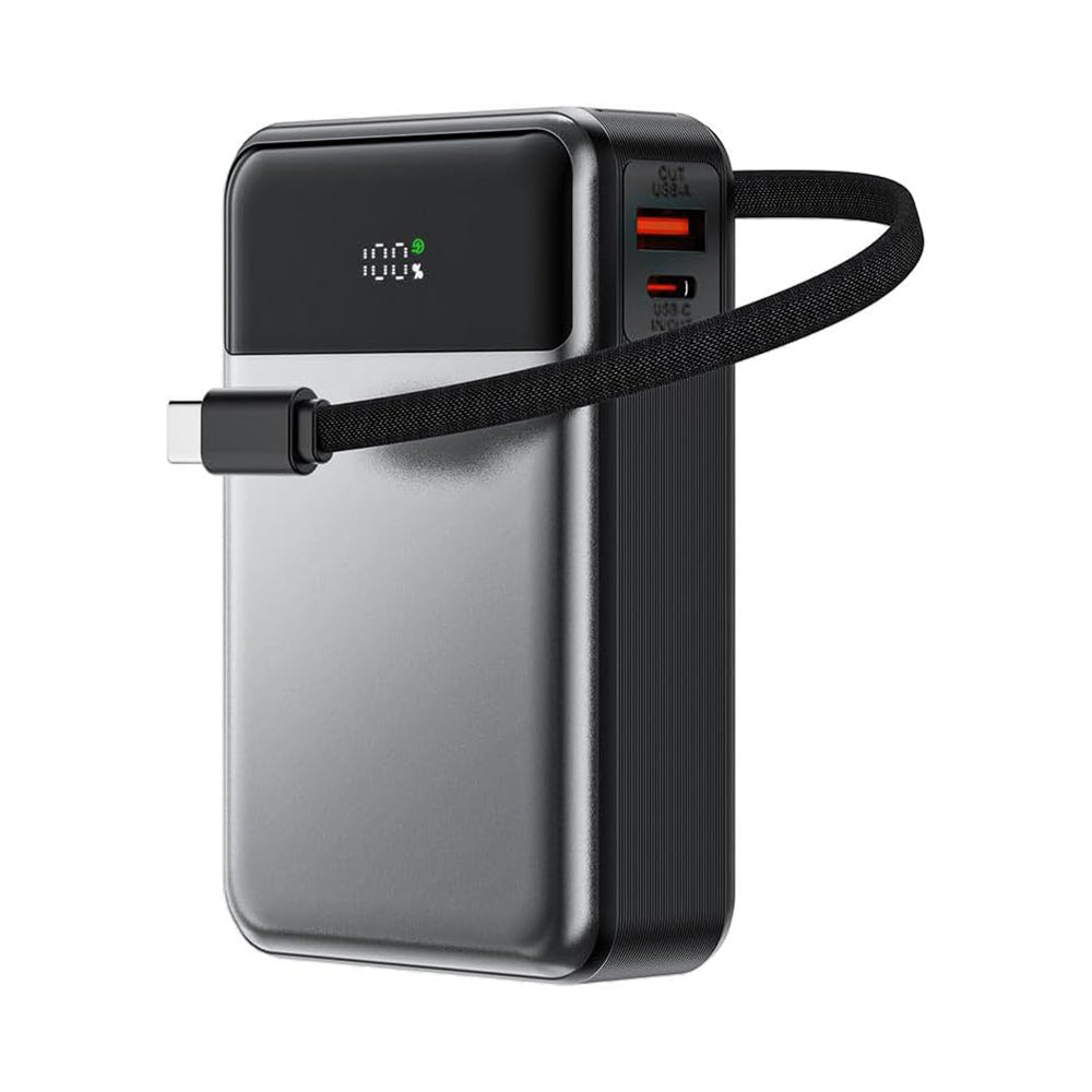 Extern batteri Acefast M21, 20000mAh, 65W, QC + PD, 1 x USB-A - 2 x USB-C, Svart