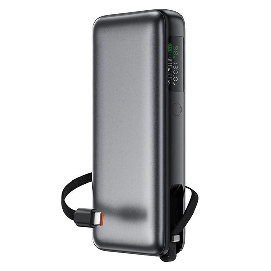 Extern batteri Acefast M22, 20000mAh, 130W, QC + PD, 1 x USB-A - 2 x USB-C, Svart