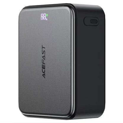 Extern batteri Acefast M28, 10000mAh, 22.5W, QC + PD, 1 x USB-A - 2 x USB-C, Svart