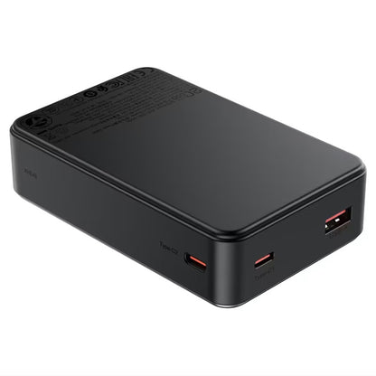 Acefast M29 External Battery, 20000mAh, 22.5W, QC + PD, 1 x USB-A - 2 x USB-C, Black