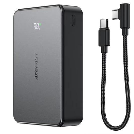 Extern batteri Acefast M29, 20000mAh, 22.5W, QC + PD, 1 x USB-A - 2 x USB-C, Svart