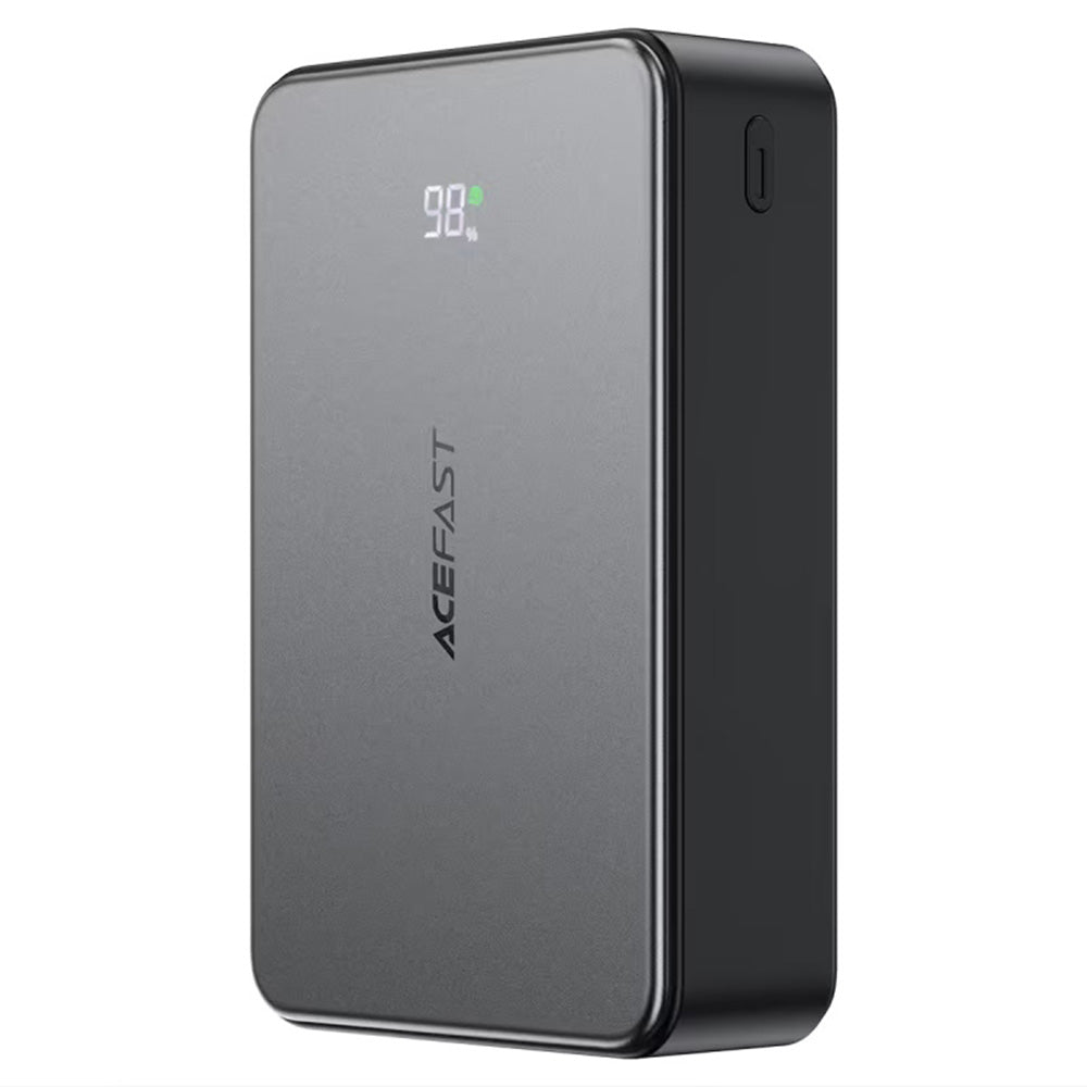 Acefast M29 External Battery, 20000mAh, 22.5W, QC + PD, 1 x USB-A - 2 x USB-C, Black