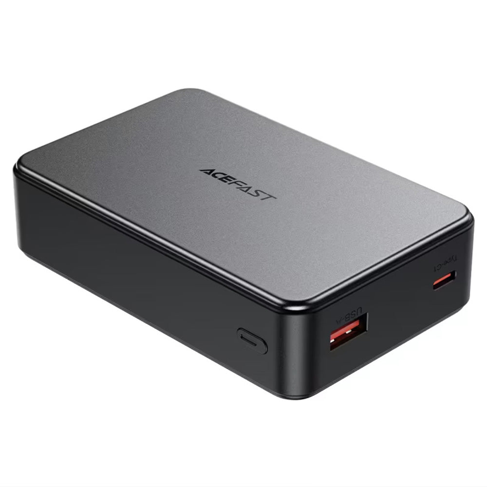 Acefast M29 External Battery, 20000mAh, 22.5W, QC + PD, 1 x USB-A - 2 x USB-C, Black