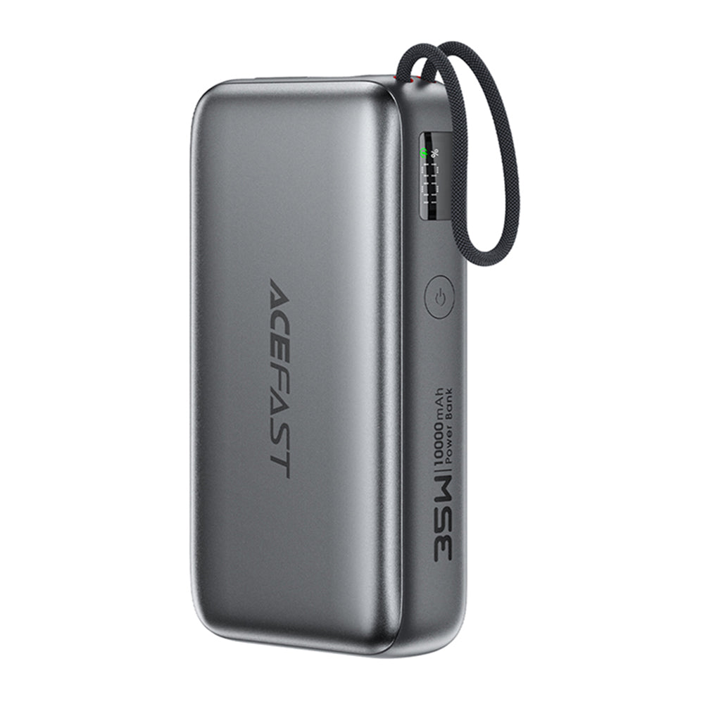 Extern batteri Acefast M32, 10000mAh, 35W, PD, 2 x USB-C, Grå