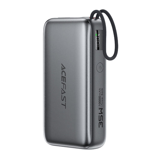 Extern batteri Acefast M32, 10000mAh, 35W, PD, 2 x USB-C, Grå