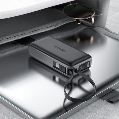 Extern batteri Acefast M7, 10000mAh, 30W, QC + PD, 1 x USB-A - 2 x USB-C, Svart