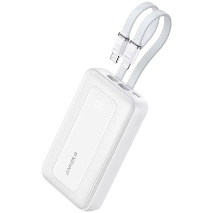 Externt batteri Anker PowerCore, 20000mAh, 30W, QC + PD, 1 x Lightning - 1 x USB-A - 2 x USB-C, Vit A1681H21