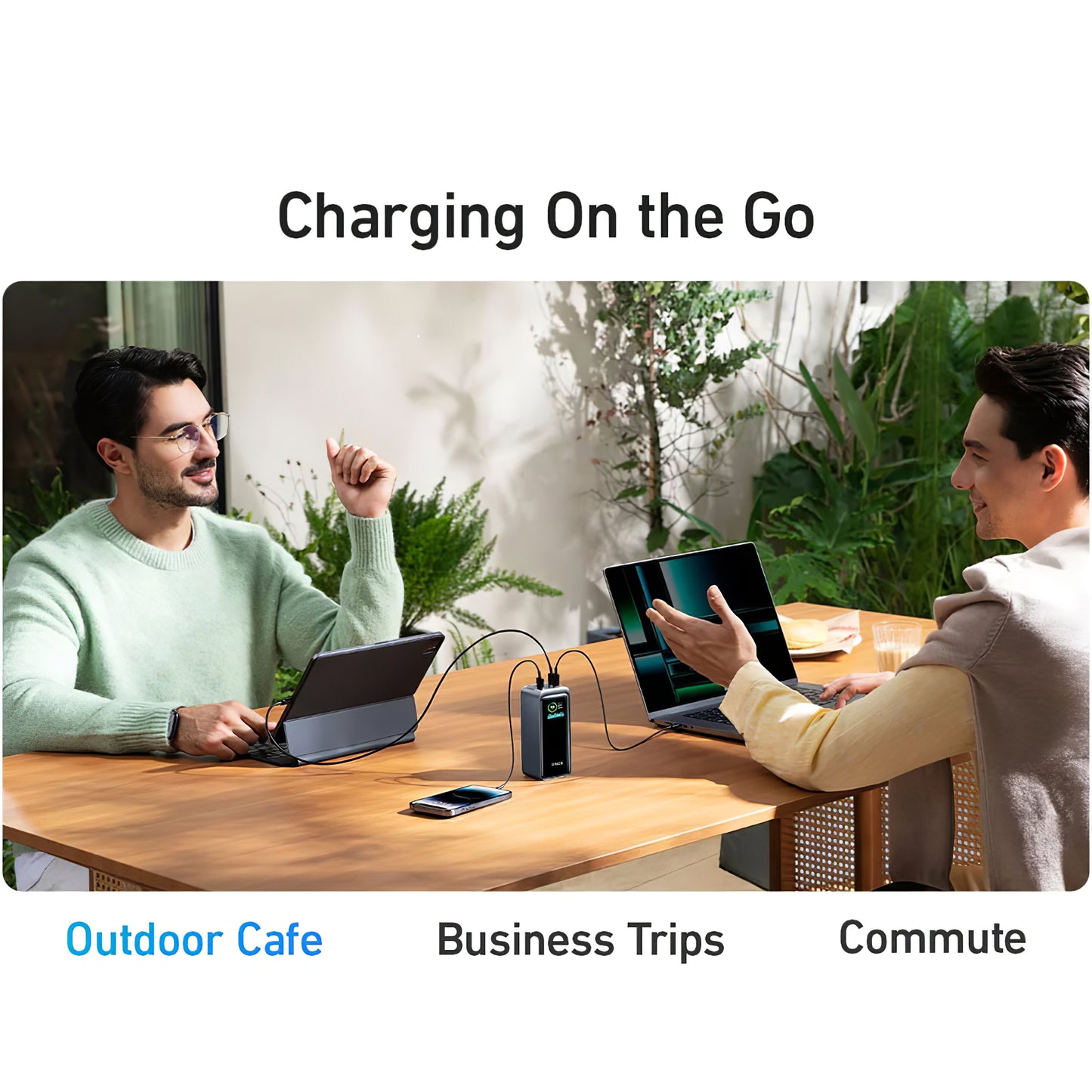 Anker Prime External Battery, 20000mAh, 200W, QC + PD, 1 x USB-A - 2 x USB-C, Black, Resealed A1336011