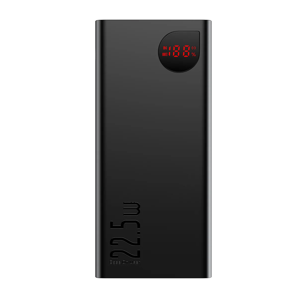 Extern batteri Baseus Adaman, 40000mAh, 22.5W, QC + PD, 1 x USB-C - 3 x USB-A, Svart