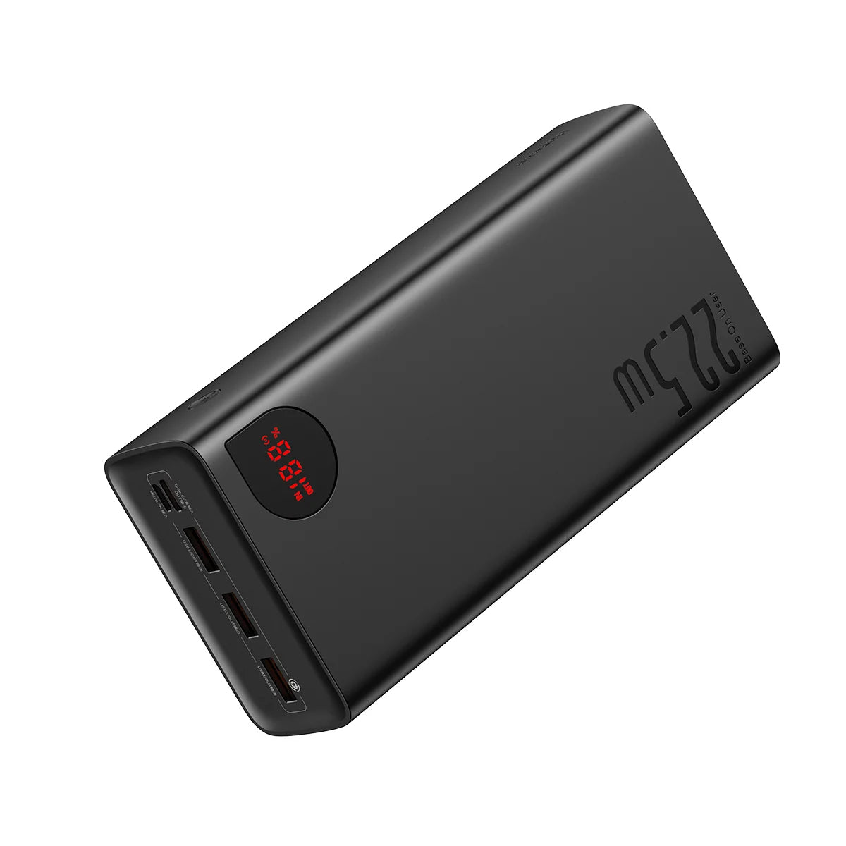 Extern batteri Baseus Adaman, 40000mAh, 22.5W, QC + PD, 1 x USB-C - 3 x USB-A, Svart