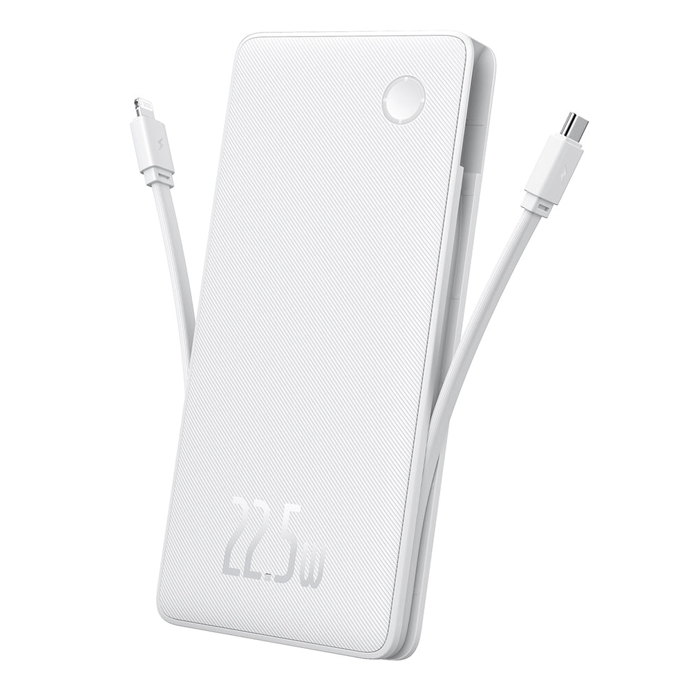 Extern batteri Baseus Airpow Lite, 10000mAh, 22.5W, QC + PD, 1 x Lightning - 1 x USB-A - 2 x USB-C, Vit P10067501213-00