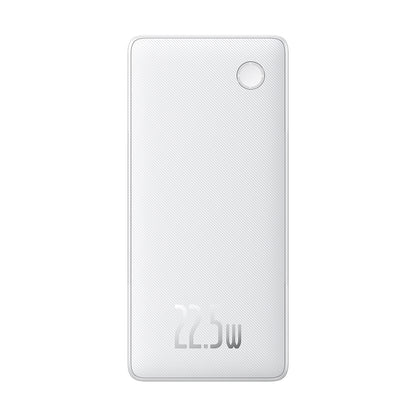 Extern batteri Baseus Airpow Lite, 10000mAh, 22.5W, QC + PD, 1 x Lightning - 1 x USB-A - 2 x USB-C, Vit P10067501213-00