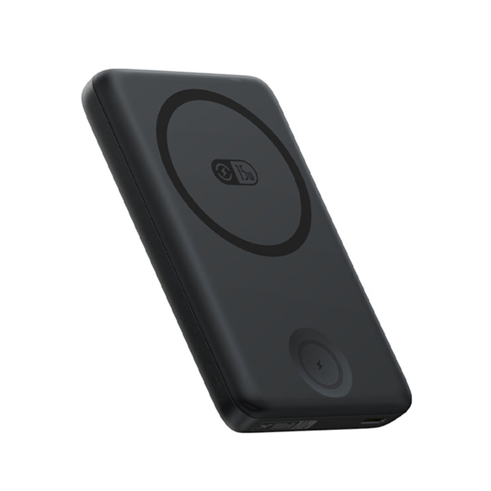 Extern batteri Baseus Bank EnerFill FT11, 10000mAh, 27W, PD + QI + FQI, 2 x QI - 1 x USB-C, Svart P1008210G123-00