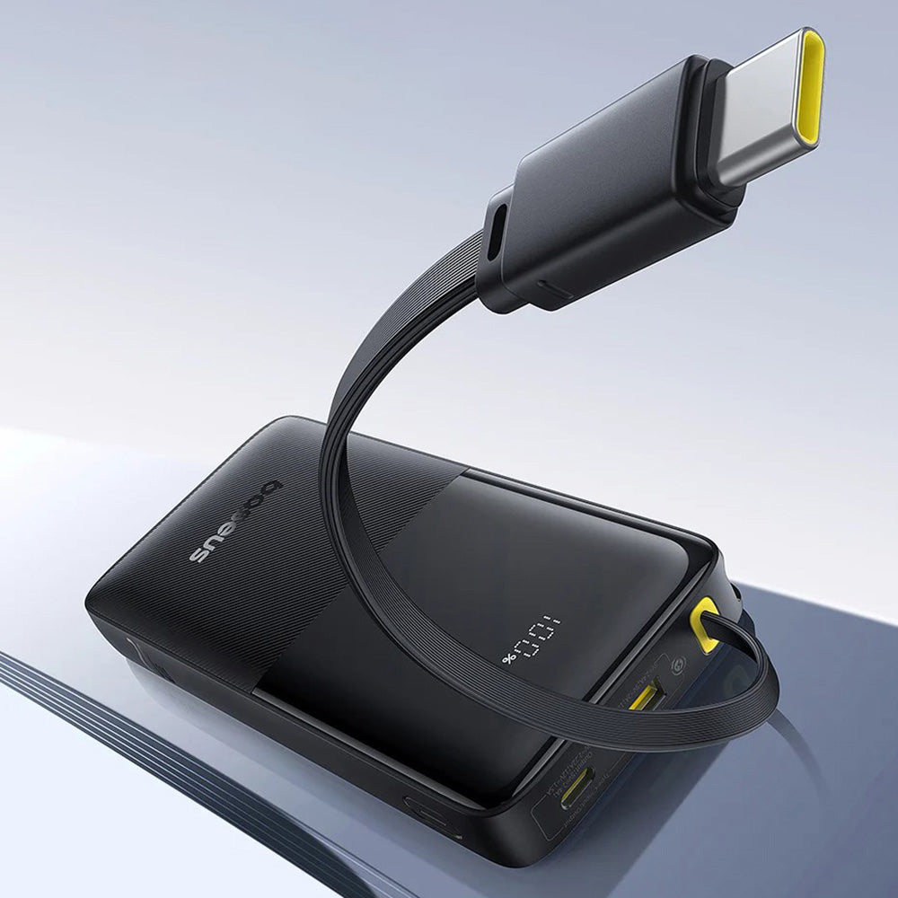 Extern batteri Baseus Bipow 2, 20000mAh, 20W, QC + PD, 1 x USB-A - 2 x USB-C, Svart P10077101113-01