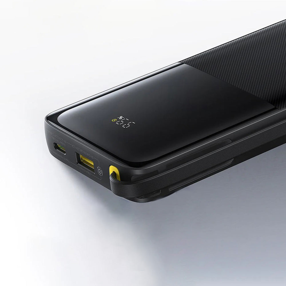 Extern batteri Baseus Bipow 2, 20000mAh, 20W, QC + PD, 1 x USB-A - 2 x USB-C, Svart P10077101113-01