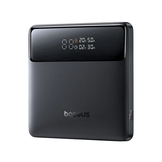 Baseus Blade H1 External Battery, 20000mAh, 100W, QC + PD, 2 x USB-A - 2 x USB-C, Black