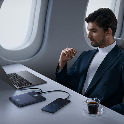 Extern batteri Baseus Blade 2, 12000mAh, 65W, PD, 2 x USB-C, Orange P10063801733-00