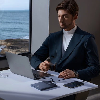 Extern batteri Baseus Blade 2, 12000mAh, 65W, PD, 2 x USB-C, Orange P10063801733-00