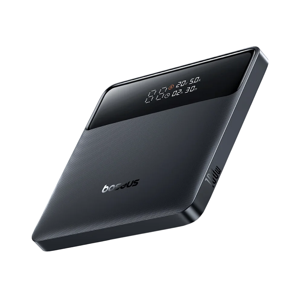 Baseus Blade H1 External Battery, 20000mAh, 100W, QC + PD, 2 x USB-A - 2 x USB-C, Black