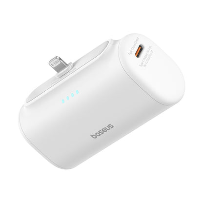 Extern batteri Baseus Compact, 5000mAh, 20W, PD, 1 x Lightning - 1 x USB-C, Vit P10068307213-00