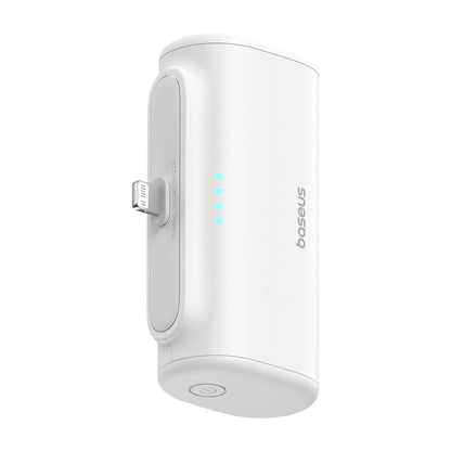 Extern batteri Baseus Compact, 5000mAh, 20W, PD, 1 x Lightning - 1 x USB-C, Vit P10068307213-00