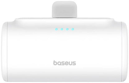Baseus Compact External Battery, 5000mAh, 20W, PD, 1 x Lightning - 1 x USB-C, White P10068307213-00