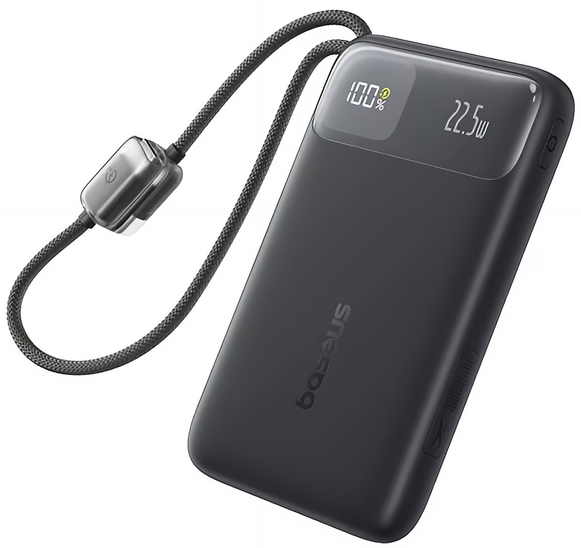 Externt Batteri Baseus EnerFill FC11, 10000mAh, 22.5W, QC + PD, 1 x Lightning - 1 x USB-A - 2 x USB-C, Svart E0027R04