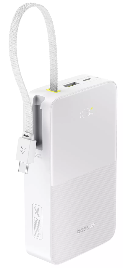 Extern batteri Baseus EnerFill Bipow2 Pro, 20000mAh, 22.5W, QC + PD, 1 x USB-A - 2 x USB-C, Vit E0027700