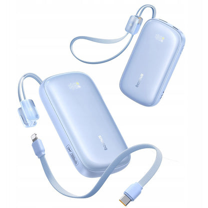 Extern batteri Baseus EnerFill FC21 Qpow 3 Ultra, 10000mAh, 22.5W, QC + PD, 1 x USB-A - 1 x USB-C, Blå E0027L03