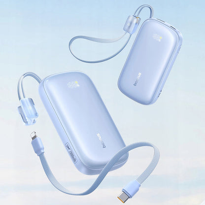 Extern batteri Baseus EnerFill FC21 Qpow 3 Ultra, 10000mAh, 45W, QC + PD, 1 x USB-A - 1 x USB-C, Blå E0027Q03