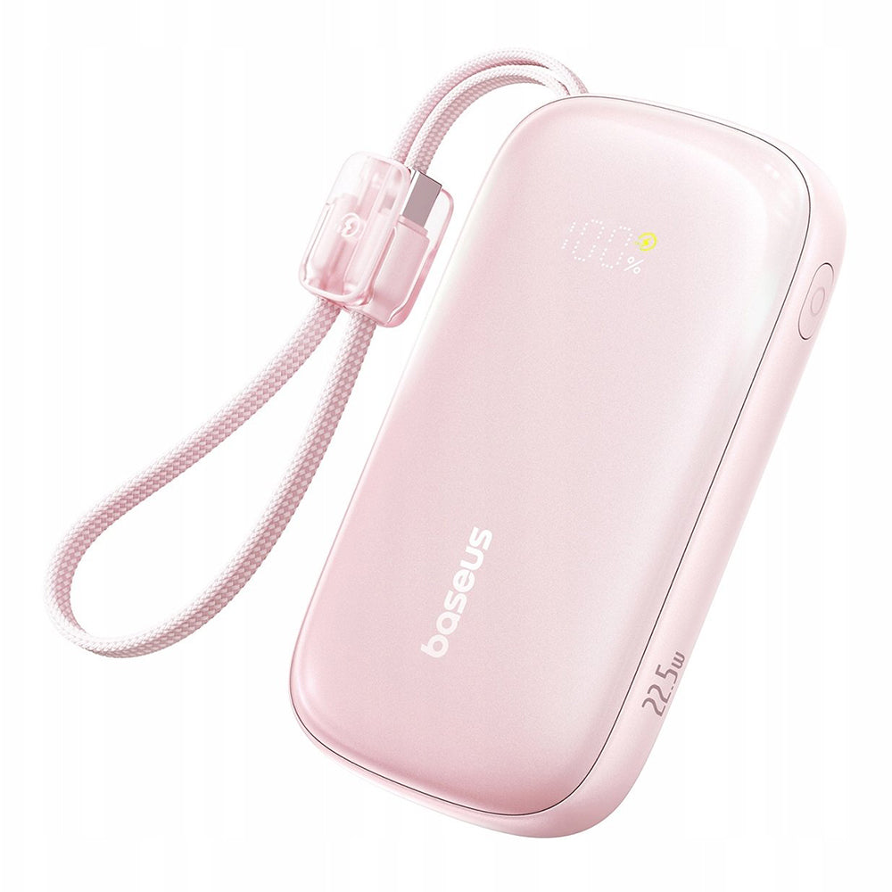 Extern batteri Baseus EnerFill FC21 Qpow 3 Ultra, 20000mAh, 22.5W, QC + PD, 1 x USB-A - 1 x USB-C, Rosa E0027M02
