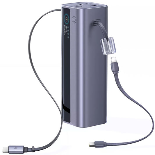 Externt Batteri Baseus EnerGeek GR11, 25000mAh, 200W, QC + PD, 1 x USB-A - 3 x USB-C, Grå E0028Q00