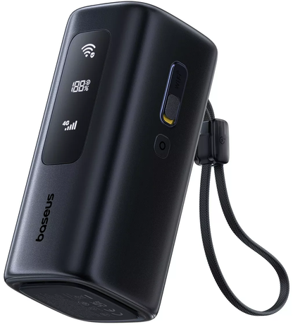 Extern batteri Baseus EnerGeek GX11, 20000mAh, 67W, QC + PD, 1 x USB-A - 2 x USB-C, Svart E0025701