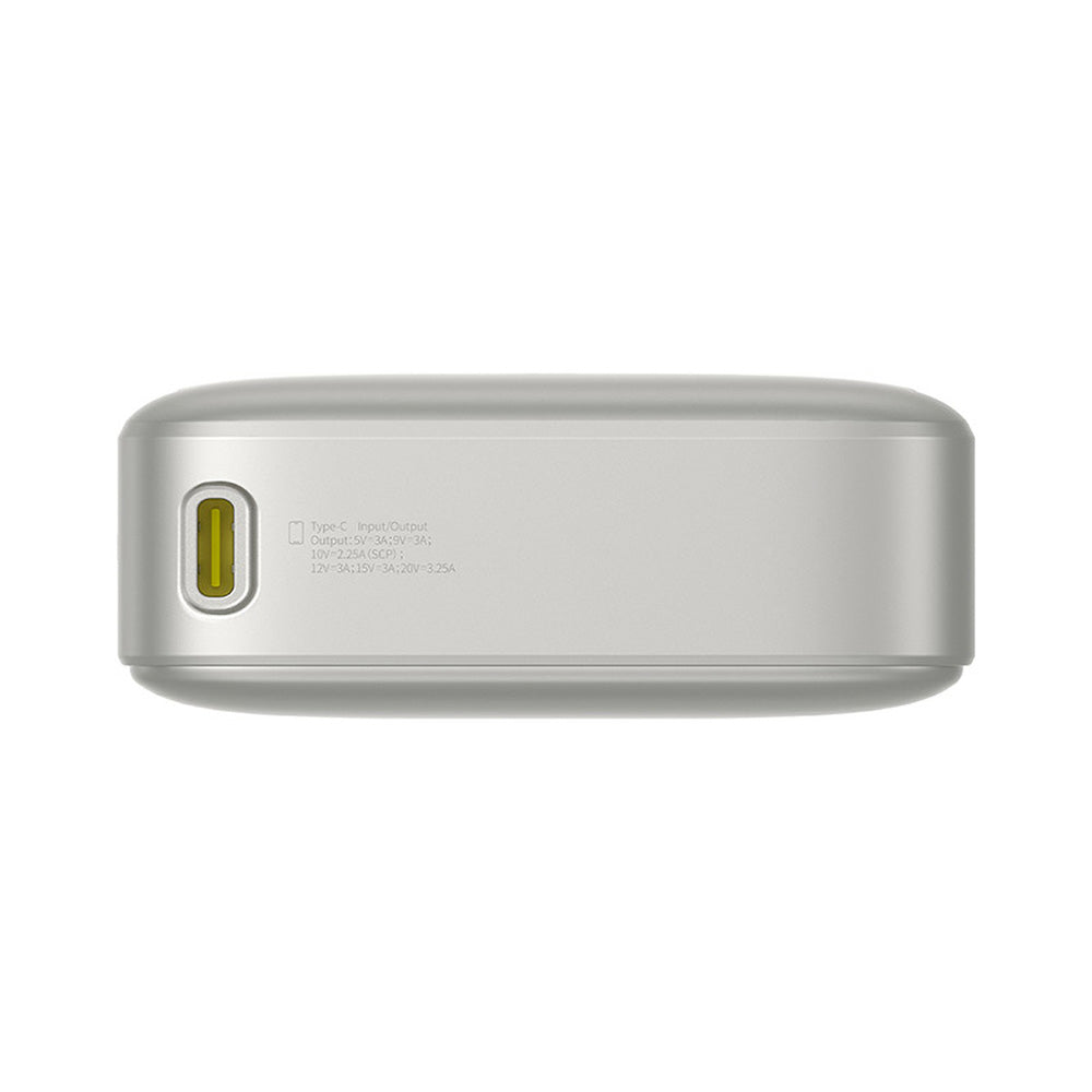 Extern batteri Baseus Free2Pull, 20000mAh, 65W, PD, 2 x USB-C, Grå P10073700843-00