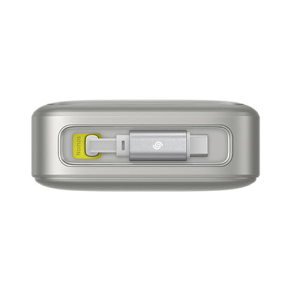Extern batteri Baseus Free2Pull, 20000mAh, 65W, PD, 2 x USB-C, Grå P10073700843-00