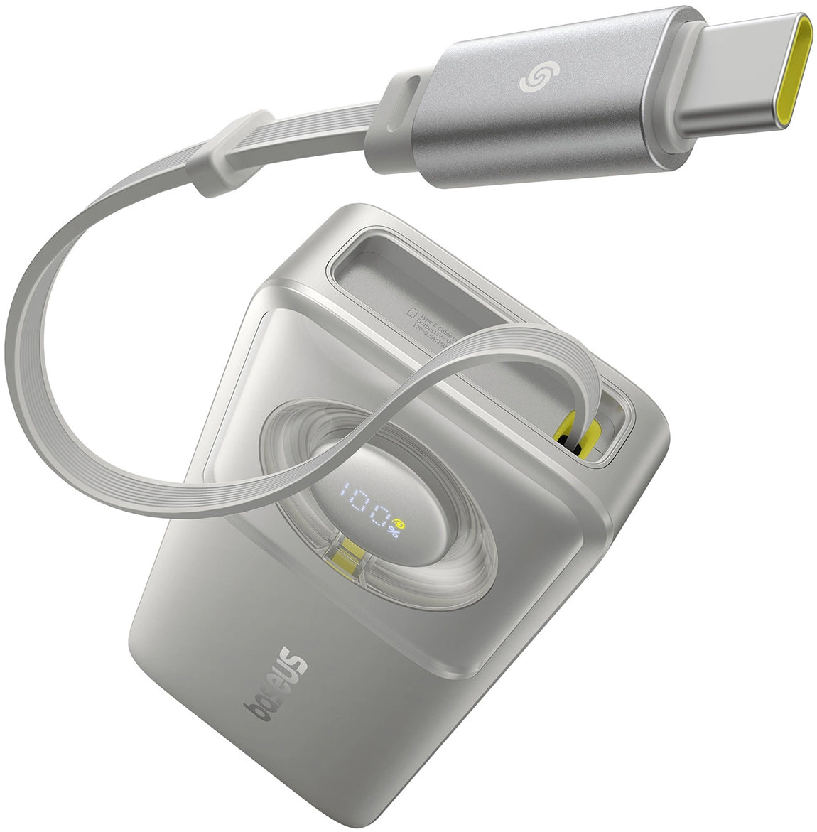 Baseus OS Free2Pull External Battery, 10000mAh, 30W, PD, 2 x USB-C, Gray P10073701843-00