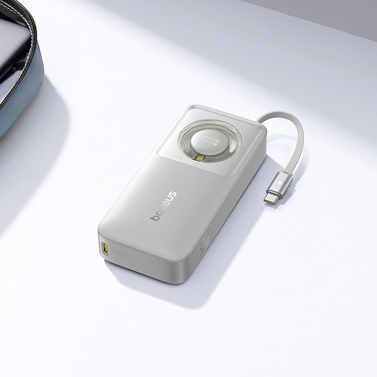 Baseus OS Free2Pull External Battery, 10000mAh, 30W, PD, 2 x USB-C, Gray P10073701843-00