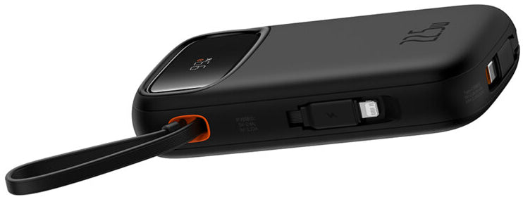 Baseus Qpow2 External Battery, 10000mAh, 22.5W, QC + PD, 1 x Lightning - 1 x USB-A - 2 x USB-C, Black P10055003113-00