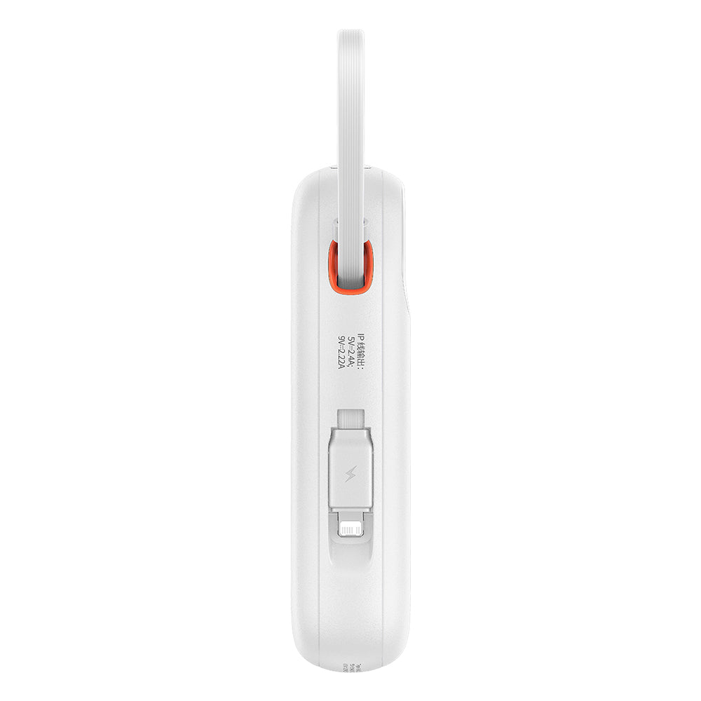 Extern batteri Baseus Qpow2, 20000mAh, 22.5W, QC + PD, 1 x Lightning - 1 x USB-A - 2 x USB-C, Vit P10055002223-00